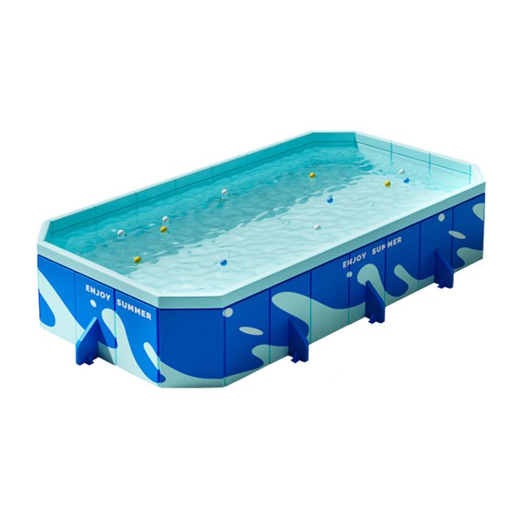 Children Home Free Inflatable Swimming Pool Foldable Outdoor Bracket Play Pool, 1.6m, 2.2m, 2.6m, 3.2m