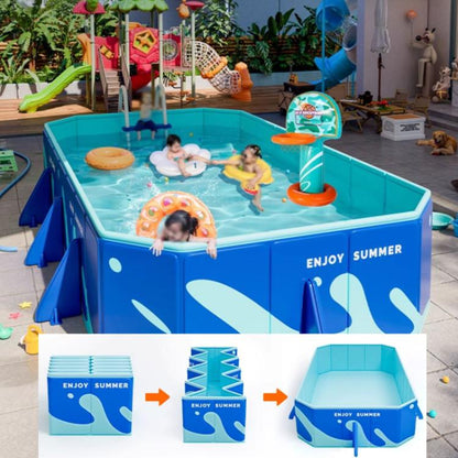 Children Home Free Inflatable Swimming Pool Foldable Outdoor Bracket Play Pool, 1.6m, 2.2m, 2.6m, 3.2m