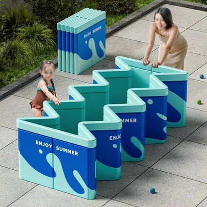 Children Home Free Inflatable Swimming Pool Foldable Outdoor Bracket Play Pool, 1.6m, 2.2m, 2.6m, 3.2m