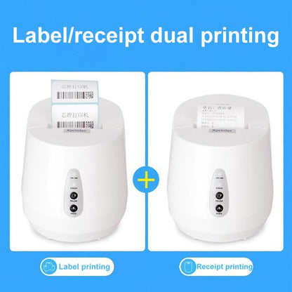 Xprinter XP-237B Barcode QR Code Supermarket Receipt Label Thermal Printer, USB, USB+BT