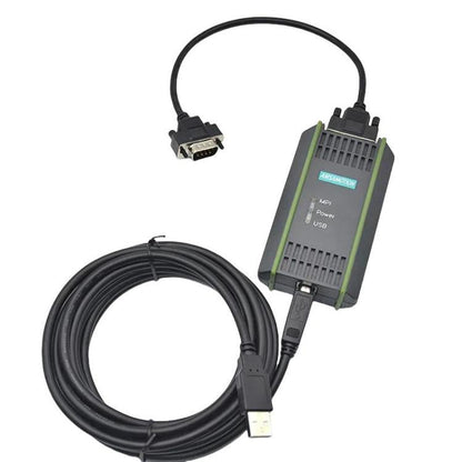 AMSAMOTION USB-MPI Programming Cable For Siemens S7-200/300/400PLC / 6ES7972-0CB20-0XA0, 2.5m, Photoelectric Isolation 4.5m, Electromagnetic Isolation 4.5m