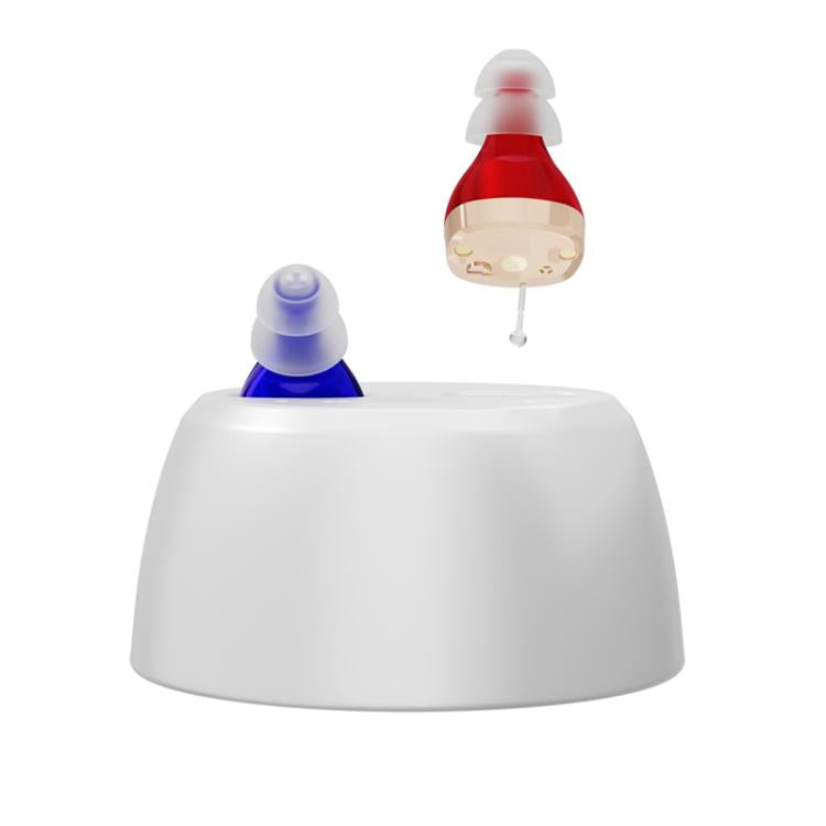 Portable Mini CIC Hearing Aid Invisible Rechargeable Sound Amplifier Collector
