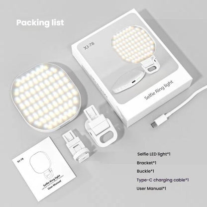 Smartphone Fill Light Selfie Live Streaming Computer Laptop Photography Light LED Video Conference Fill Lamp
