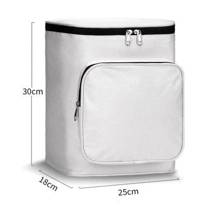 Electric Vehicle Front Helmet Raincoat Storage Waterproof Bag, White, Black, White with Film, Black with Film