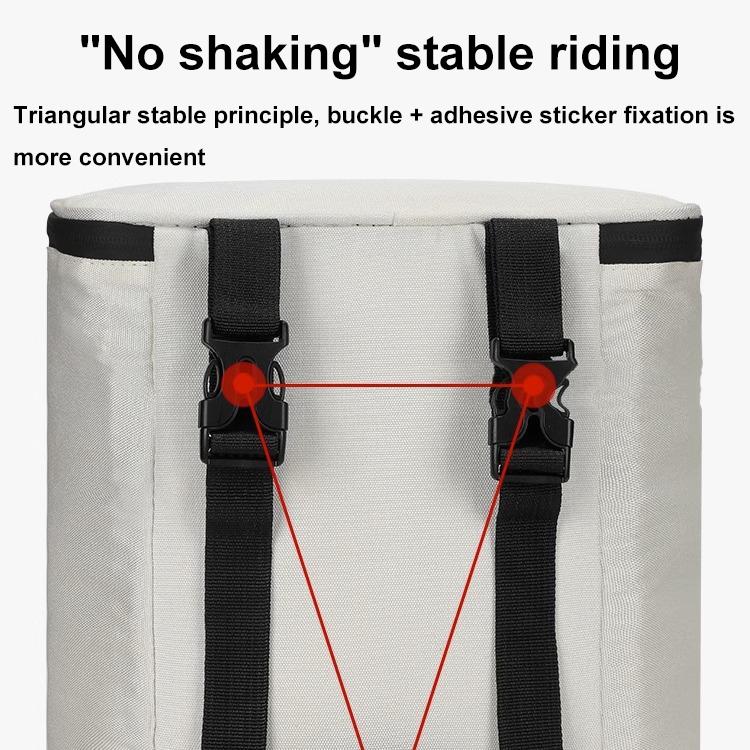 Electric Vehicle Front Helmet Raincoat Storage Waterproof Bag, White, Black, White with Film, Black with Film