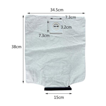 For Nilfisk VP100 / VP200 / VP300 Vacuum Cleaner Reusable Cloth Dust Bag