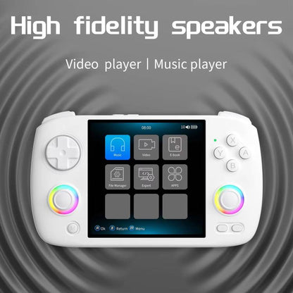 ANBERNIC RG CubeXX 3.95-Inch IPS Screen Handheld Game Console Supports WiFi Bluetooth, Linux 64-Bit, 32G+64G, 32G+128G