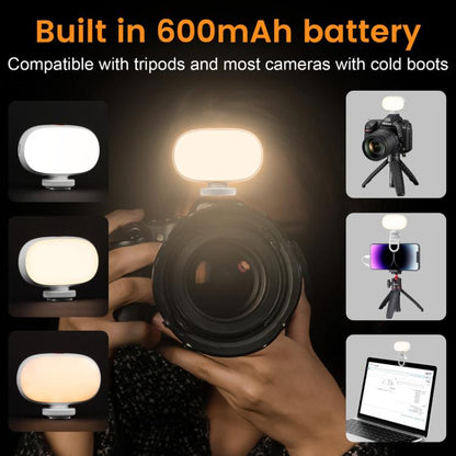 Camera Mini Fill Light LED Cell Phone Soft Light Video Conference Photography Lamp Handheld Selfie Lamp