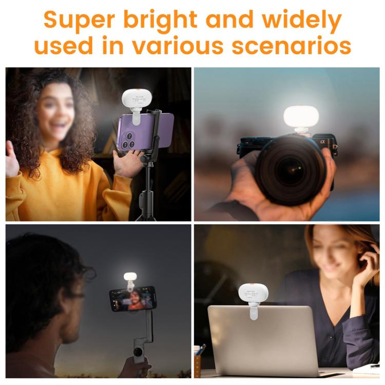 Camera Mini Fill Light LED Cell Phone Soft Light Video Conference Photography Lamp Handheld Selfie Lamp