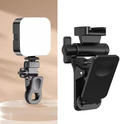 LED Selfie Fill Light Clamp Cell Phone Pocket Fill Light Cold Boot Clip Laptop Tablet External Fixed Holder