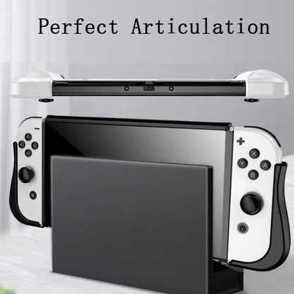 For Switch OLED Console TPU Protective Cover Integrated Shell With 2 Game Card Slots