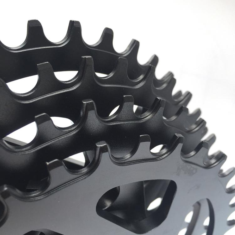 RACEWORK 7075-T6 For SRAM Mountain Bike Single Plate Round Bicycle Sprocket, 3mm 32T, 3mm 34T, 3mm 36T, 3mm 38T, 6mm 32T, 6mm 34T, 6mm 36T