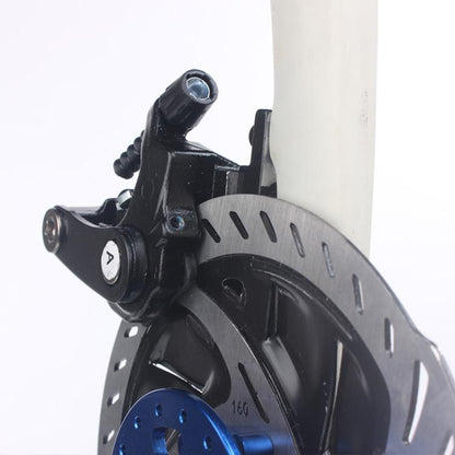 RACEWORK RK563 160mm Road Bike Disc Brake Flat Mount Mechanical Dual Side Actuation Caliper