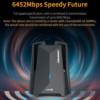 COMFAST CF-987BE Tri-band 6500Mbps WiFi7 USB 3.0 Wireless Network Adapter, CF-987BE