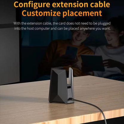 COMFAST CF-987BE Tri-band 6500Mbps WiFi7 USB 3.0 Wireless Network Adapter, CF-987BE