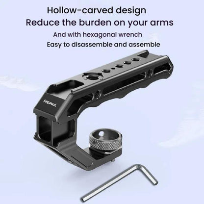 HEPAIL DSLR Camera Grip Rabbit Cage Universal Photographic Equipment Expansion Accessories Handheld, Arri, Cold Shoe, Slider