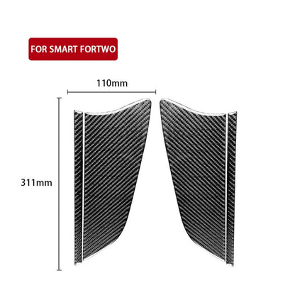 For 2011-2015 Mercedes-Benz Smart Fortwo 4pcs /Set Door Storage Box Stickers