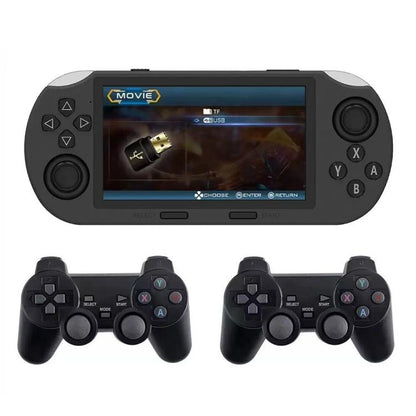 4.5-inch IPS Screen 64G Handheld Game Console Built-in 20000 Games, SF3000, SF3000 with 2 Handles