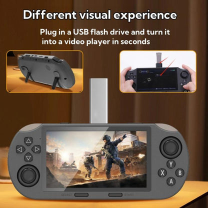 4.5-inch IPS Screen 64G Handheld Game Console Built-in 20000 Games, SF3000, SF3000 with 2 Handles