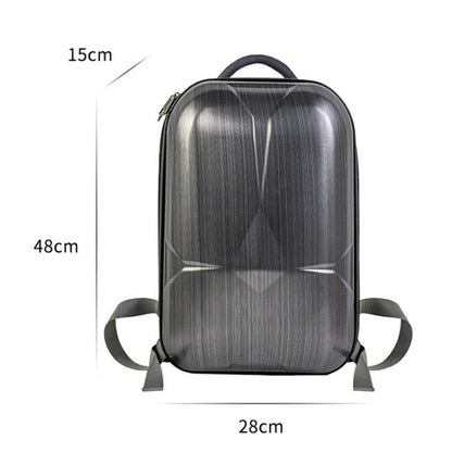 For DJI RS 4 Mini Large Capacity Waterproof Handheld Stabilizer PC Hard Shell Backpack, Carbon Fiber, Brushed