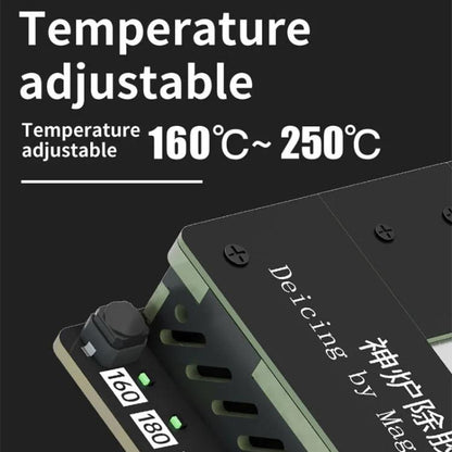 Cell Phone Fixed CPU Font IC Chip Heating Degumming Platform Repair Tool Fixture, Degumming Platform