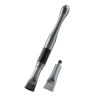 Stiffened Cylinder Short Brush Cell Phone Repair Motherboard Cleaning Brush, 2 In 1 Brush