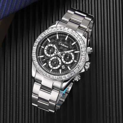 Dulunwe 6055B 30m Waterproof Luminous Automatic Mechanical Watch