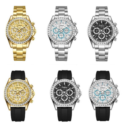 Dulunwe 6055B 30m Waterproof Luminous Automatic Mechanical Watch