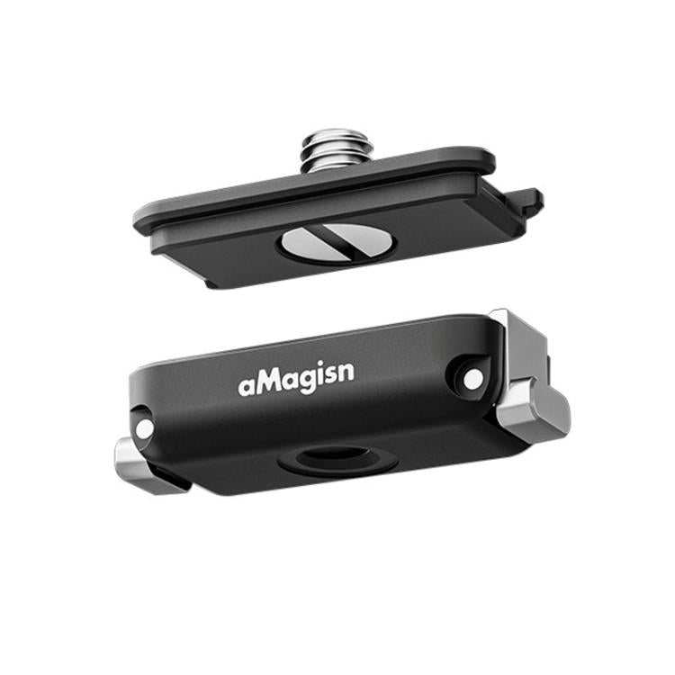 aMagisn Mini Quick Release Mount for Sports Cameras, 2-claw Base+1/4 Inch Cover, 2-claw Base+3-claw Cover, 1/4 Inch Base + 1/4 Inch Cover, 1/4 Inch Base+3-claw Cover, 2-claw Main Body, 1/4 Inch Main Body, 1/4 Upper Cover, 3-claw Upper Cover