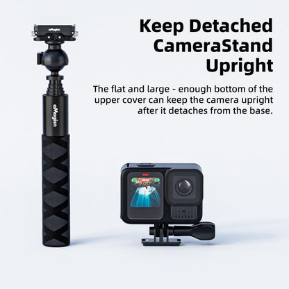 aMagisn Mini Quick Release Mount for Sports Cameras, 2-claw Base+1/4 Inch Cover, 2-claw Base+3-claw Cover, 1/4 Inch Base + 1/4 Inch Cover, 1/4 Inch Base+3-claw Cover, 2-claw Main Body, 1/4 Inch Main Body, 1/4 Upper Cover, 3-claw Upper Cover