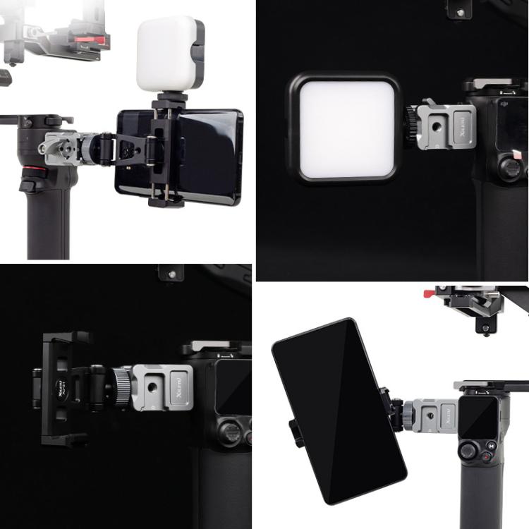 For DJI Ronin Series Stabilizer XILETU Quick Release NATO Clamp Cold Shoe Adapter, XDS-14