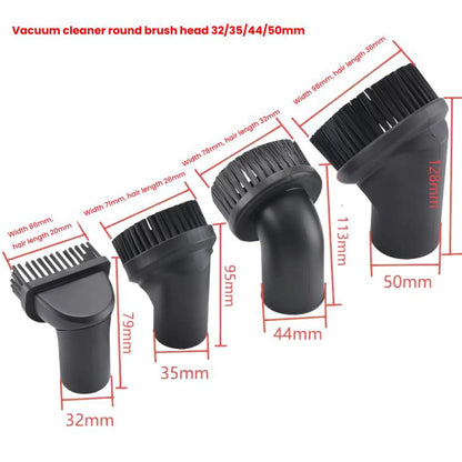 For Vacuum Cleaner Brush Head Accessories Suction Head Round Brush, 32x79mm, 35x95mm, 44x113mm, 50x128mm