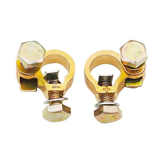 Thickened Copper Battery Clip Automotive Battery Stake Multi-Function Connector, 1pair