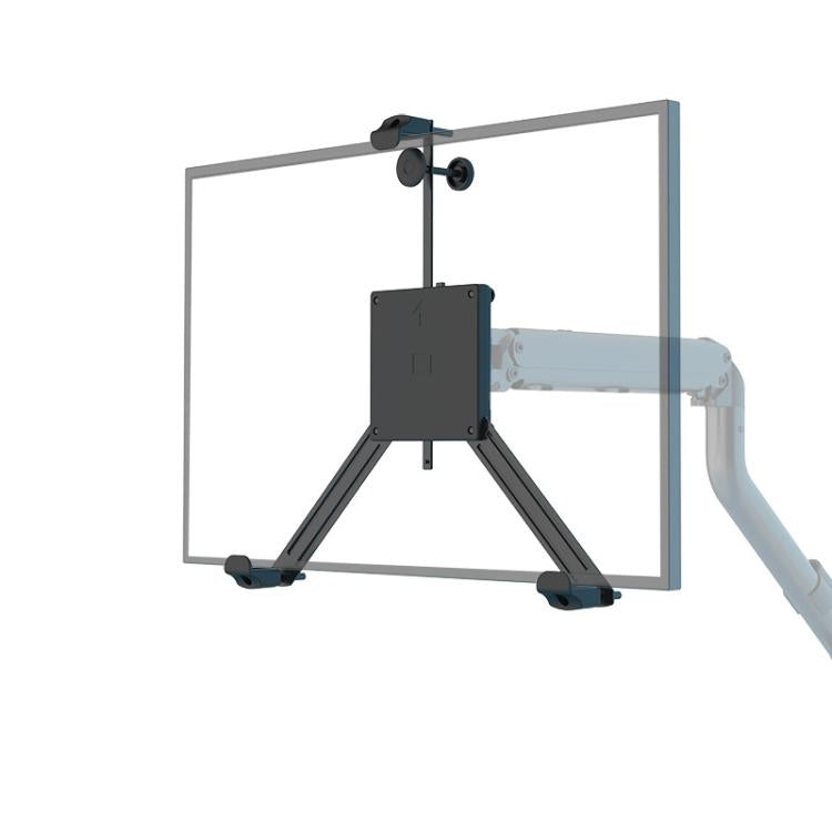 Holeless Monitor Mount for 17-32 Inch Screens Quick Installation and Removal Bracket, Adapter Black