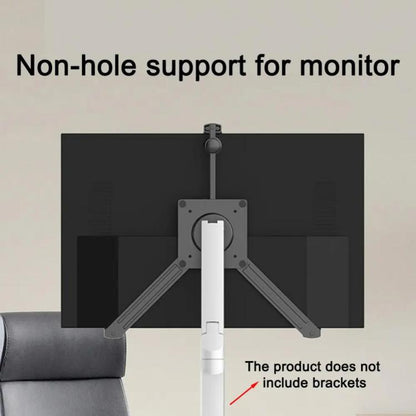 Holeless Monitor Mount for 17-32 Inch Screens Quick Installation and Removal Bracket, Adapter Black