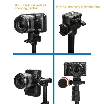 YUNTENG 91666L 18.5-67 Inch Adjustable Tripod Selfie Stick With Remote Control For Phone and Camera, 91666L