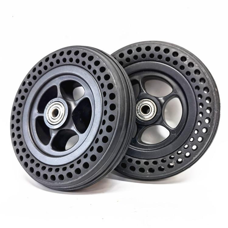 For Sida / Motus Wheelchair 6 inch Pneumatic Front Cellular Solid Tire Whole Wheel, 6 x 1 1 / 4