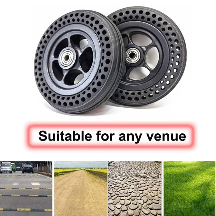 For Sida / Motus Wheelchair 6 inch Pneumatic Front Cellular Solid Tire Whole Wheel, 6 x 1 1 / 4