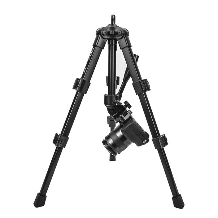 YUNTENG VCT-608 Adjustable Camera Tripod 11.8-25.4 Inch With 360 Degree Rotating 3-Way Pan Head & Gravity Hook