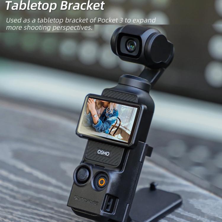 For DJI Osmo Pocket 3 Sunnylife OP3-ZJ761 Magnetic Stand Base Angle Adjustable Multi-functional Desktop Stand Accessories, OP3-ZJ761