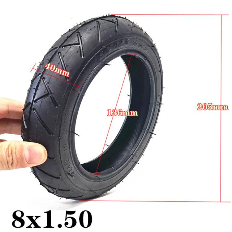 8 inch Electrical Scooter / Wheelchair Scooter / Stroller Thickened Wear-Resistant Pneumatic Tire Accessories, Inner Tire, Outer Tire, Inner And Outer Tire