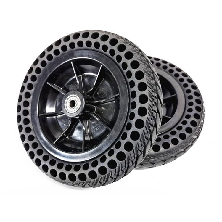 8 inch Electrical Wheelchair Honeycomb Solid Front Wheel Tire Assembly, 200 x 50