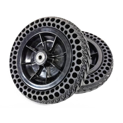 8 inch Electrical Wheelchair Honeycomb Solid Front Wheel Tire Assembly, 200 x 50