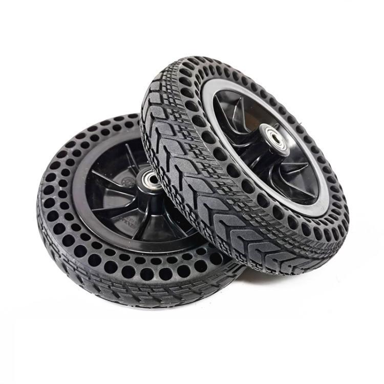 8 inch Electrical Wheelchair Honeycomb Solid Front Wheel Tire Assembly, 200 x 50
