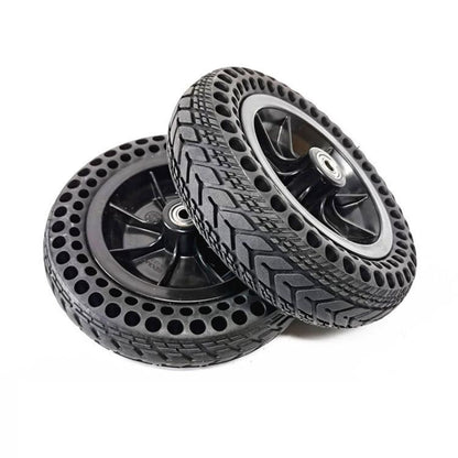 8 inch Electrical Wheelchair Honeycomb Solid Front Wheel Tire Assembly, 200 x 50