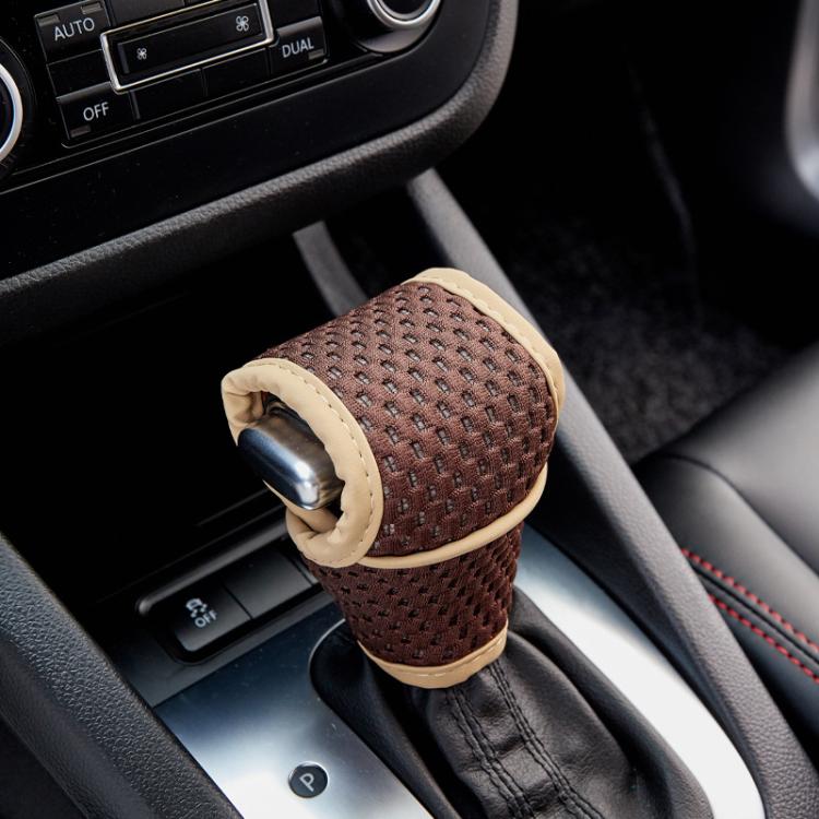 Universal Car Gearshift Cover Interior Accessories, T-type Black Red, T-type Black, T-type Coffee, T-type Gray, T-type Beige, T-type Beige Brown, Manual Transmission Brown, Manual Transmission Black Red, Manual Transmission Black