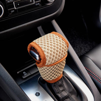 Universal Car Gearshift Cover Interior Accessories, T-type Black Red, T-type Black, T-type Coffee, T-type Gray, T-type Beige, T-type Beige Brown, Manual Transmission Brown, Manual Transmission Black Red, Manual Transmission Black