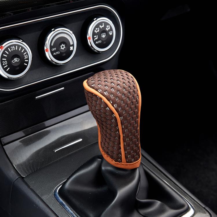 Universal Car Gearshift Cover Interior Accessories, T-type Black Red, T-type Black, T-type Coffee, T-type Gray, T-type Beige, T-type Beige Brown, Manual Transmission Brown, Manual Transmission Black Red, Manual Transmission Black