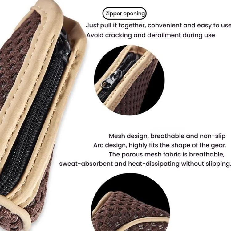 Universal Car Gearshift Cover Interior Accessories, T-type Black Red, T-type Black, T-type Coffee, T-type Gray, T-type Beige, T-type Beige Brown, Manual Transmission Brown, Manual Transmission Black Red, Manual Transmission Black