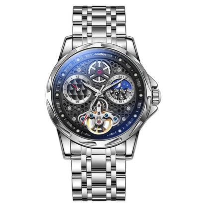 Dulunwe 6060C 30m Waterproof Luminous Automatic Mechanical Watch